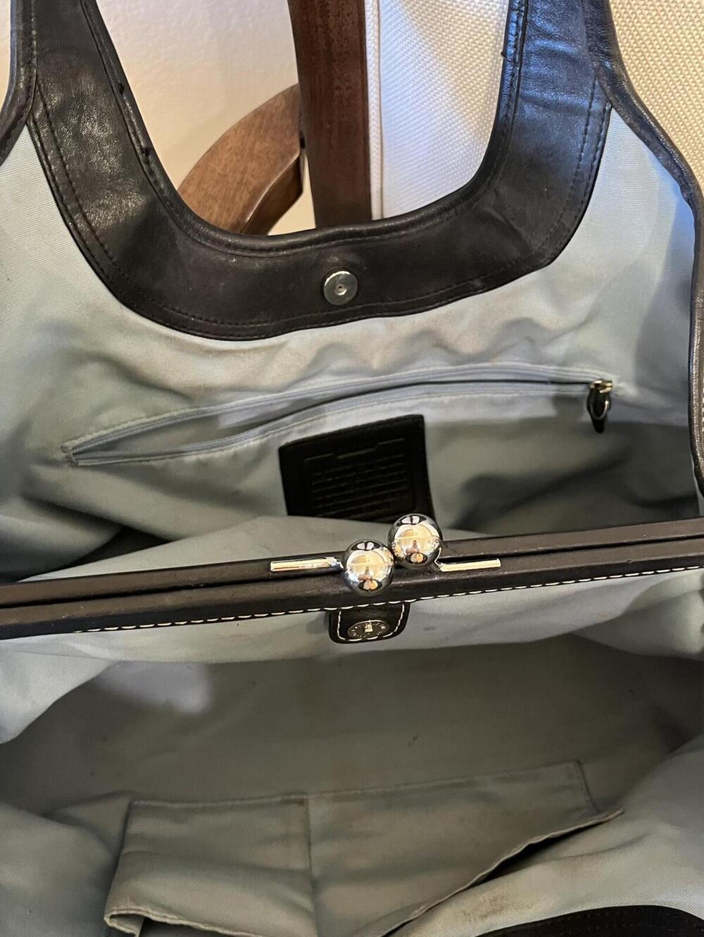 Coach vintage black leather Ergo shoulder bag - Picture 2 of 4